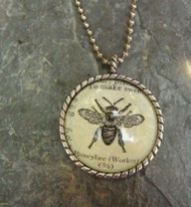 honeybee necklace