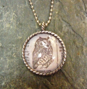 screech owl necklace