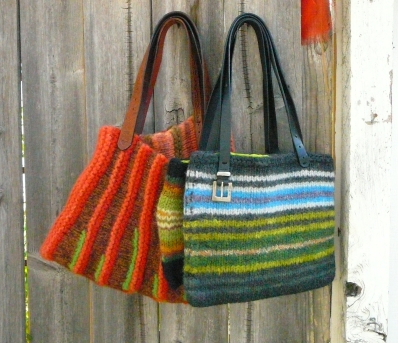 group of tote bags